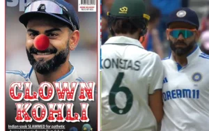 Australian Media Criticizes ICC Verdict on Virat Kohli-Sam Konstas Incident, Labels Kohli a 'Clown'